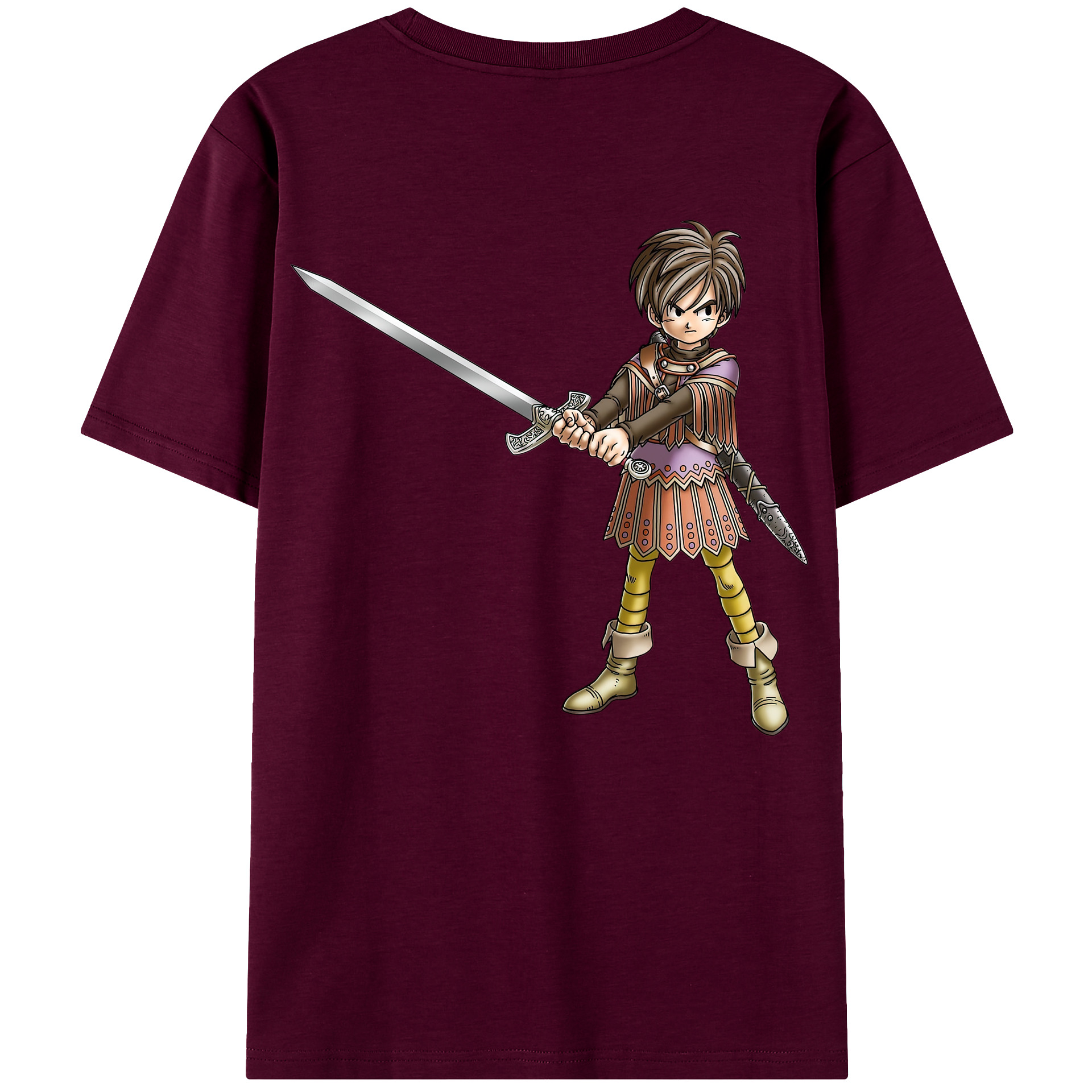 （画像用） ドラゴンクエスト Doragon Kuesuto Dragon Quest レディース半袖Tシャツ(バックプリント)